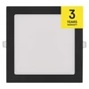 Kép 13/13 - LED süllyesztett lámpatest NEXXO, négyzet, fekete, 18W, CCT
