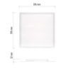 Kép 4/17 - EMOS LED MENNYEZETI PANEL RIVI 60x60, 40W, DIMM., ÁLLÍTHATÓ SZÍNHŐM.