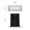Kép 12/12 - EMOS LED irányfény beépíthető AMAL, téglalap, 1.5W IP65 meleg fehér
