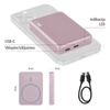 Kép 19/32 - EMOS Powerbank WI 522, 5 000 mAh, 20 W+Wireless, lazac