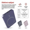 Kép 6/33 - EMOS Powerbank WI 522, 5 000 mAh, 20 W+Wireless, kék