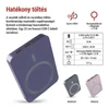 Kép 9/33 - EMOS Powerbank WI 522, 5 000 mAh, 20 W+Wireless, kék