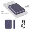 Kép 13/33 - EMOS Powerbank WI 522, 5 000 mAh, 20 W+Wireless, kék