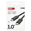 Kép 5/10 - Töltő- és adatkábel 2.0 USB-C / USB-C, 1 m, fekete