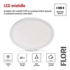 Kép 11/52 - LED felületi lámpatest FLORI kerek, fehér, 22W, semleges fehér