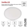 Kép 12/52 - LED felületi lámpatest FLORI kerek, fehér, 22W, semleges fehér