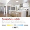 Kép 33/52 - LED felületi lámpatest FLORI kerek, fehér, 22W, semleges fehér