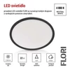Kép 11/52 - LED felületi lámpatest FLORI fekete, fehér, 22W, semleges fehér