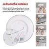 Kép 13/52 - LED felületi lámpatest FLORI fekete, fehér, 22W, semleges fehér