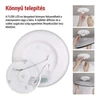 Kép 16/52 - LED felületi lámpatest FLORI fekete, fehér, 22W, semleges fehér