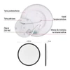 Kép 38/52 - LED felületi lámpatest FLORI fekete, fehér, 22W, semleges fehér