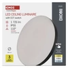 Kép 10/16 - LED-es felületi lámpatest DIONI kerek, fekete, 15W, változtatható CCT-vel