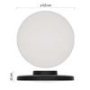 Kép 4/16 - LED-es felületi lámpatest DIONI kerek, fekete, 32W, változtatható CCT-vel