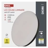 Kép 10/16 - LED-es felületi lámpatest DIONI kerek, fekete, 32W, változtatható CCT-vel