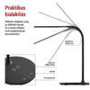 Kép 23/41 - EMOS Oscar LED asztali lámpa, fekete