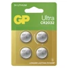 Kép 1/28 - GP Ultra Lítium gombelem CR2032 4db/bliszter