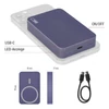 Kép 15/33 - EMOS Powerbank WI 1046, 10 000 mAh, 20 W+Wireless, kék