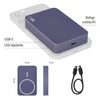 Kép 17/33 - EMOS Powerbank WI 1046, 10 000 mAh, 20 W+Wireless, kék
