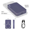 Kép 19/33 - EMOS Powerbank WI 1046, 10 000 mAh, 20 W+Wireless, kék