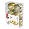 Kép 3/9 - LED dekoráció – 6x teamécses, arany, 6x CR2032, beltéri, vintage