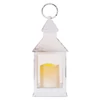 Kép 2/8 - LED dekoráció – lámpa, antik, fehér, villogó, 3x AAA, beltéri, vintage, időzítő