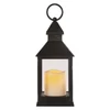 Kép 2/8 - LED dekoráció – lámpa, antik, fekete, villogó, 3x AAA, beltéri, vintage, időzítő