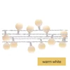 Kép 1/11 - LED fényfüzér, cseresznye – golyók 2,5 cm, 4 m, kültéri és beltéri, meleg fehér, időzítő