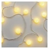 Kép 8/11 - LED fényfüzér, cseresznye – golyók 2,5 cm, 4 m, kültéri és beltéri, meleg fehér, időzítő