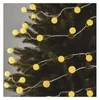 Kép 11/11 - LED fényfüzér, cseresznye – golyók 2,5 cm, 4 m, kültéri és beltéri, meleg fehér, időzítő