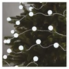 Kép 12/12 - LED fényfüzér, cseresznye – golyók 2,5 cm, 4 m, kültéri és beltéri, hideg fehér, időzítő