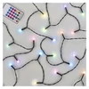 Kép 7/10 - LED karácsonyi fényfüzér, cseresznye – golyók, 10 m, RGB, távirányító, programok, időzítő