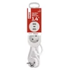 Kép 6/12 - Hosszabbító 1,4 m / 2 aljzat+2×USB-A+1×USB-C / fehér / PVC / 1,5 mm2