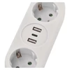 Kép 7/12 - Hosszabbító 1,4 m / 2 aljzat+2×USB-A+1×USB-C / fehér / PVC / 1,5 mm2
