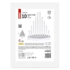 Kép 8/12 - LED gyertyatartó, fehér, 24,5 cm, 3x AA, beltéri, meleg fehér, időzítő