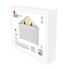 Kép 3/9 - LED adventi naptár, fa, 35x33 cm, 2x AA, beltéri, meleg fehér, időzítő