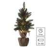 Kép 5/7 - LED karácsonyfa, havas, 52 cm, 3x AA, beltéri, meleg fehér, időzítő