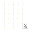 Kép 3/9 - LED karácsonyi fényfüggöny – csillagok, 120x90 cm, beltéri, meleg fehér, időzítő