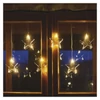 Kép 3/13 - LED karácsonyi fényfüggöny – csillagok, 45x84 cm, kültéri és beltéri, meleg fehér