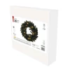Kép 3/9 - LED karácsonyi koszorú, 40 cm, 2x AA, beltéri, meleg fehér, időzítő