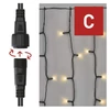 Kép 7/12 - Standard LED sorolható karácsonyi füzér – fényfüggöny, 1x2 m, kültéri, meleg fehér