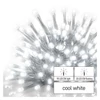 Kép 1/14 - Standard LED sorolható füzér, villogó – jégcsapok, 2,5 m, kültéri, hideg fehér