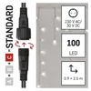 Kép 4/14 - Standard LED sorolható füzér, villogó – jégcsapok, 2,5 m, kültéri, hideg fehér
