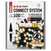 Kép 14/15 - Profi LED sorolható füzér, villogó, 10 m, kültéri, meleg/hideg fehér
