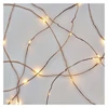 Kép 9/12 - LED karácsonyi nano fényfüzér, réz, 4 m, kültéri és beltéri, meleg fehér, időzítő