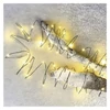 Kép 6/12 - LED karácsonyi nano fényfüzér, zöld, 7,5 m, kültéri és beltéri, meleg fehér, időzítő