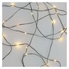 Kép 9/12 - LED karácsonyi nano fényfüzér, zöld, 15 m, kültéri és beltéri, meleg fehér, időzítő