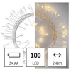 Kép 4/14 - LED karácsonyi nano fényfüzér – süni, 2,4 m, 3x AA, beltéri, meleg fehér, időzítő