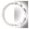 Kép 8/12 - LED karácsonyi nano fényfüzér, ezüst, 10 m, kültéri és beltéri, hideg fehér, időzítő