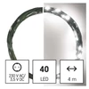 Kép 4/12 - LED karácsonyi nano fényfüzér, zöld, 4 m, kültéri és beltéri, hideg fehér, időzítő