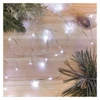 Kép 7/12 - LED karácsonyi nano fényfüzér, ezüst, 0,9 m, 2x AA, beltéri, hideg fehér, időzítő